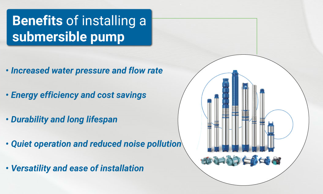 Benefits of Submersible pump